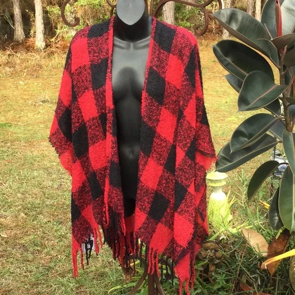 🌹NWT So Awesome Poncho / Wrap One Size Fits All Wardrobe Closet Must Have 🌹 - Picture 7 of 7